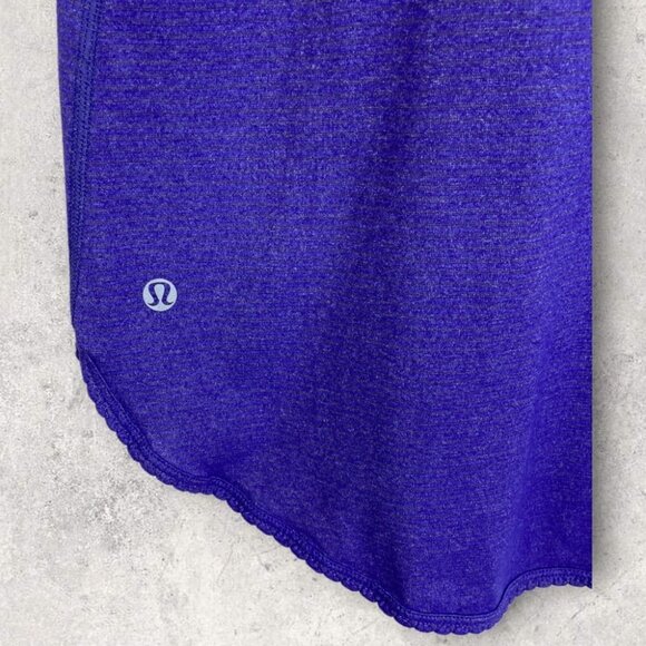 Lululemon Purple Racerback Tank Top Singlet Heather Berry Lightweight Size 6 Run - Picture 5 of 12